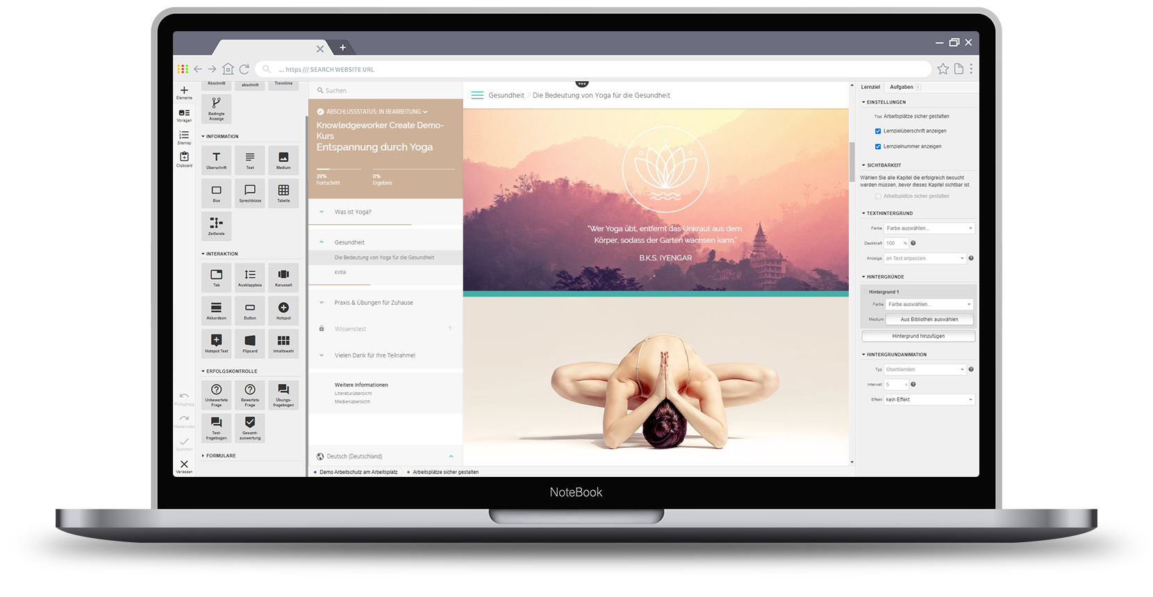 screenshot of Knowledgeworker Create